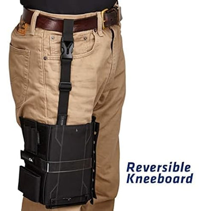 Reversible Kneeboard with Clipboard - Black