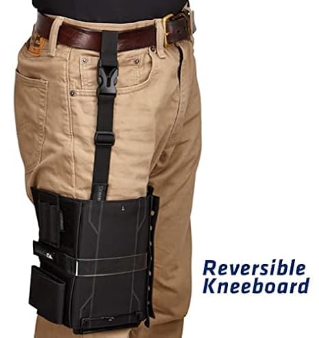 Reversible Kneeboard with Clipboard - Black