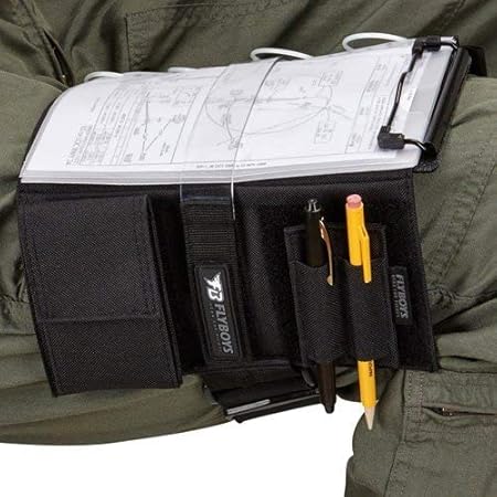 Reversible Kneeboard with Clipboard - Black