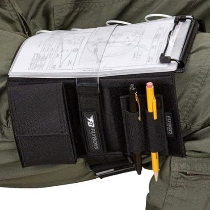 Reversible Kneeboard with Clipboard - Black