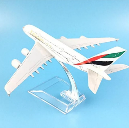 Emirates A380 Airplane Diecast Model 16 CM